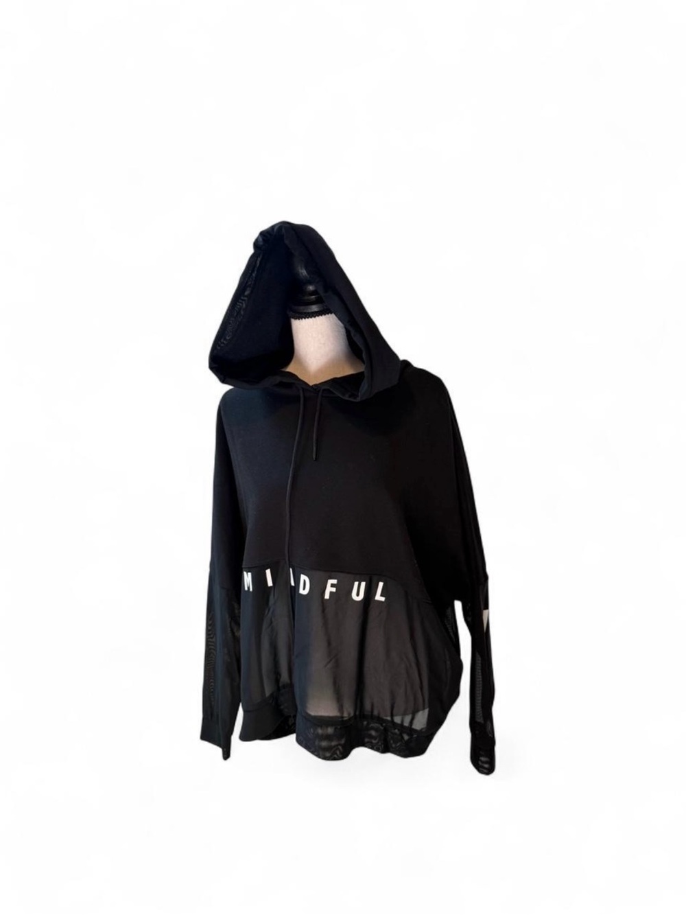 ALO Yoga Mesh Hoodie Black